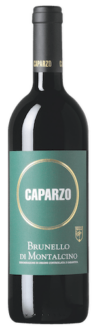 Den røde brunello caparzo fra 2016