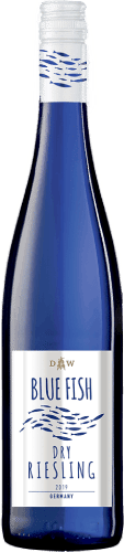 Riesling i blå flaske