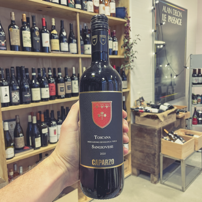Lækker Sangiovese fra Caparzo Toscana