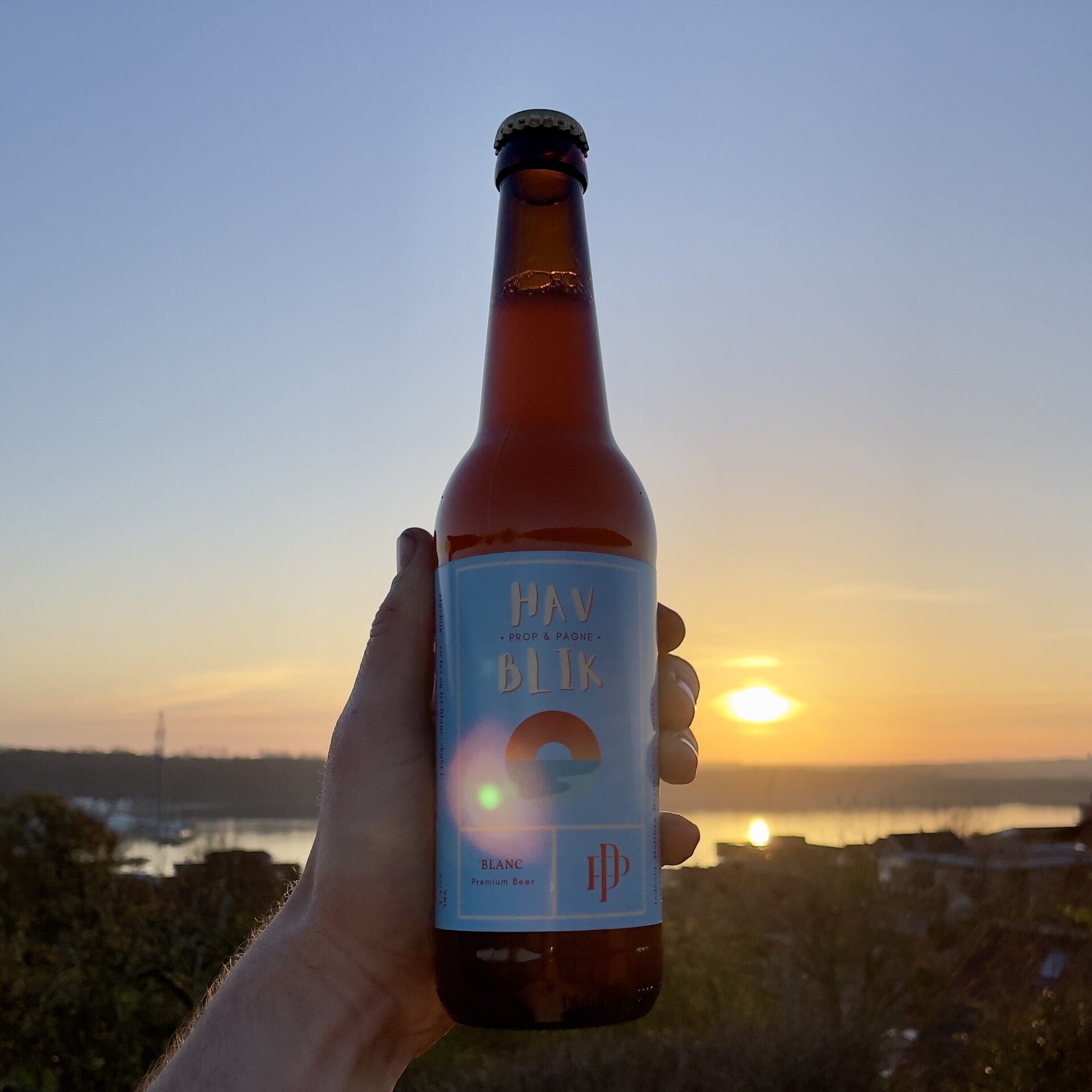 Havblik - en blanc øl fra Vemb Bryghus